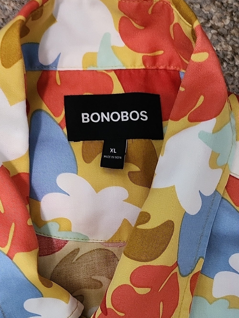 Bonobos Vibrant Multicolor Floral Button-Up